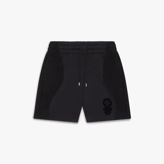 Calções de moletom com estampado flocado do logótipo Squash Calções de moletom com estampado flocado do logótipo Squash