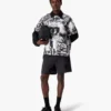 Calções de moletom com estampado flocado do logótipo Squash Calções de moletom com estampado flocado do logótipo Squash