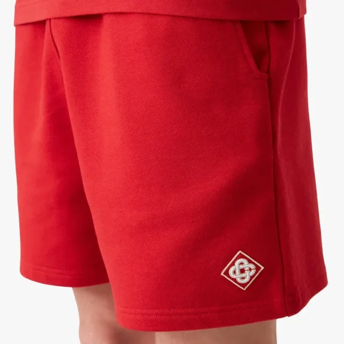 Calções de moletom com logótipo Red Diamond Calções de moletom com logótipo Red Diamond