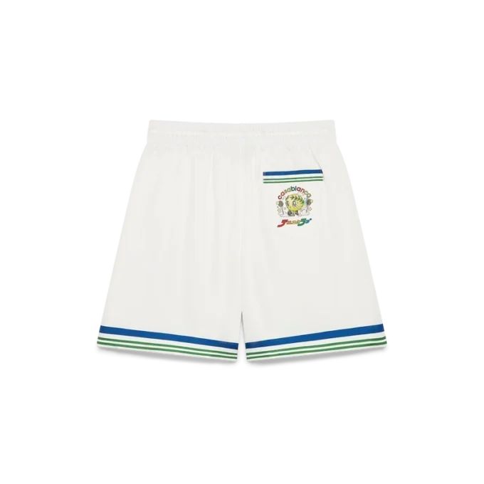 Calções de sarja de seda Tennis Club Icon