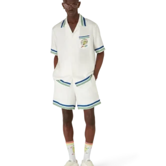 Calções de sarja de seda Tennis Club Icon