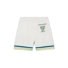 Calções de seda com ícone do Flaming Tennis Club