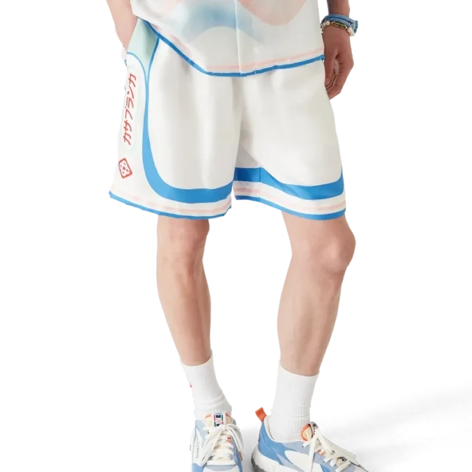 Calções de seda Fuji Dream