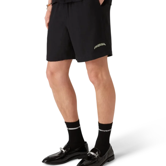 Calções de seda jacquard Volcano