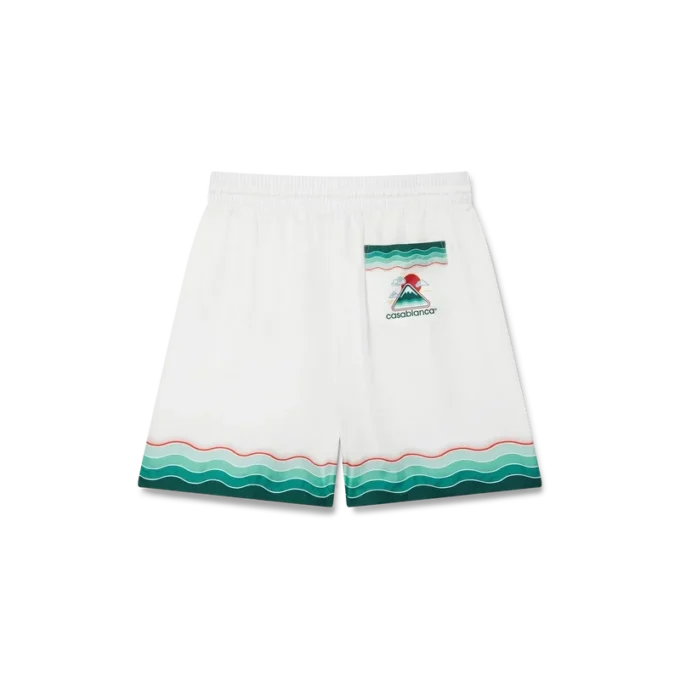 Calções de seda Montagne Ondulee