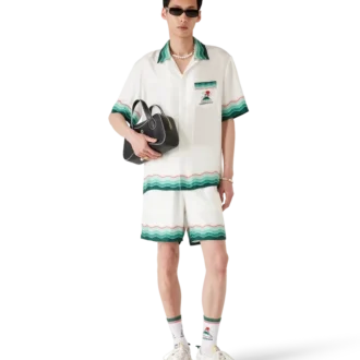 Calções de seda Montagne Ondulee