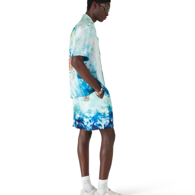 Calções de seda Surf Lotus