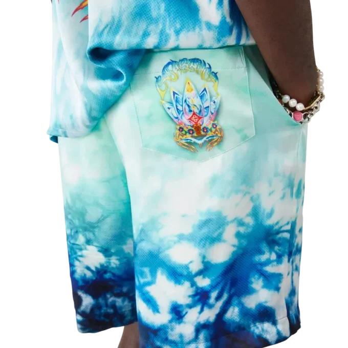 Calções de seda Surf Lotus