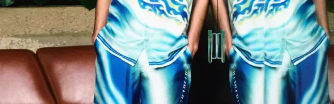 Calções de seda The Art of the Serve