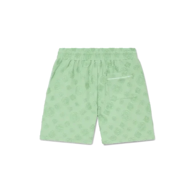 Calções de toalha com monograma Calções de toalha com monograma