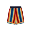 Calções de toalha com riscas degradê Calções de toalha com riscas degradê