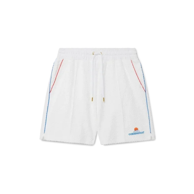 Calções de Toalha Jacquard Monogram Calções de Toalha Jacquard Monogram