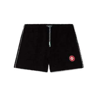 Calções de Toalha Jacquard Monogram