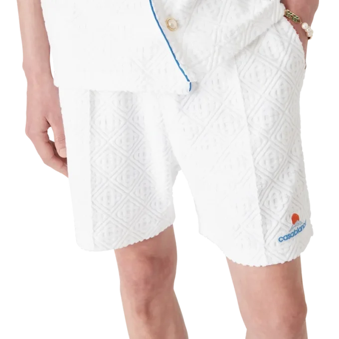 Calções de Toalha Jacquard Monogram Calções de Toalha Jacquard Monogram