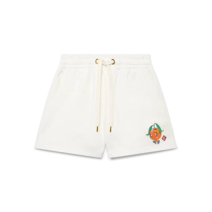 Calções de treino com mascote laranja