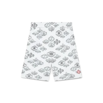 Calções de treino com motivo jacquard