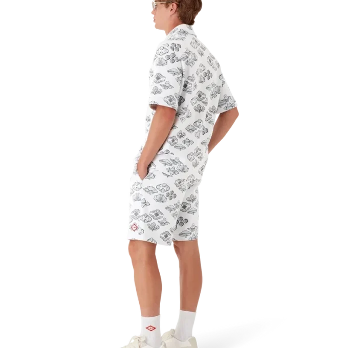 Calções de treino com motivo jacquard Calções de treino com motivo jacquard