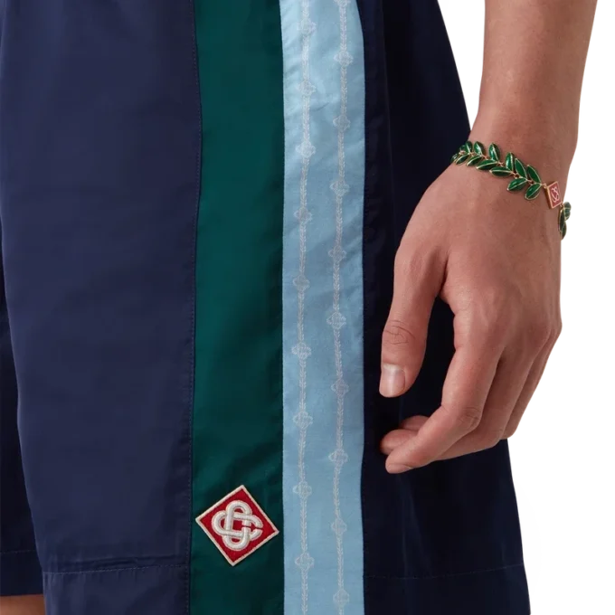 Calções de treino Laurel com riscas finas