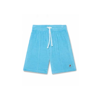 Calções de veludo às riscas