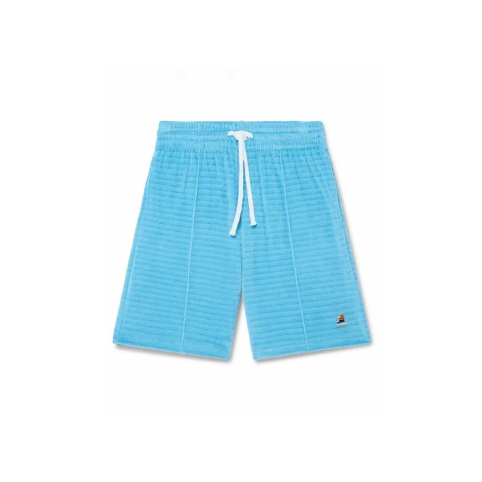 Calções de veludo às riscas