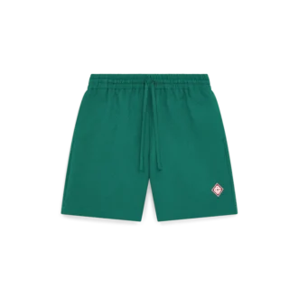 Calções em jacquard de algodão com monograma