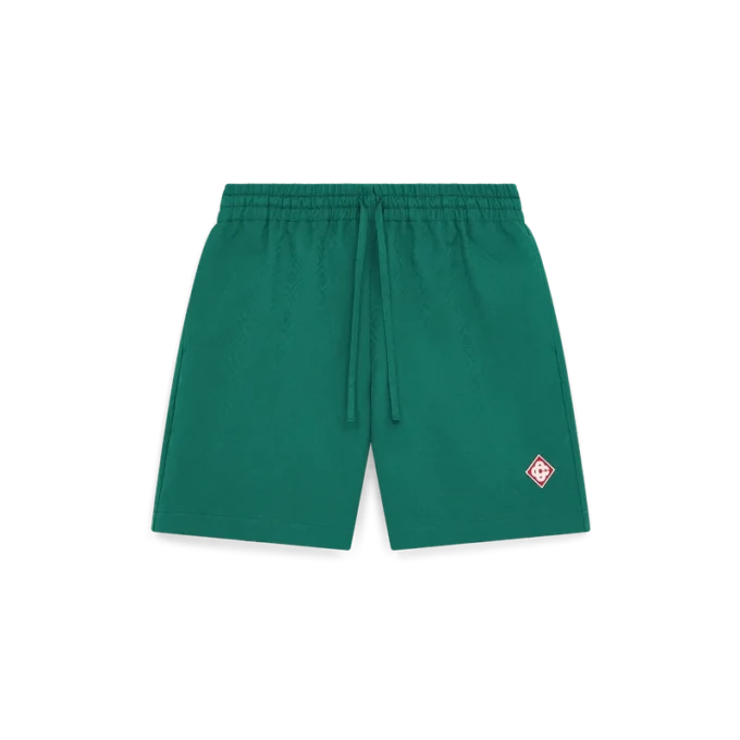 Calções em jacquard de algodão com monograma Calções em jacquard de algodão com monograma