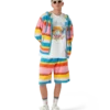 Calções Oversized com Risca Fofa Calções Oversized com Risca Fofa