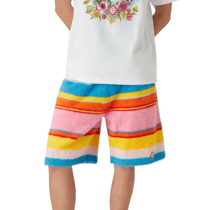 Calções Oversized com Risca Fofa Calções Oversized com Risca Fofa