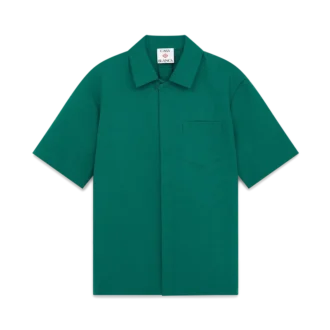 Calção de manga curta em jacquard de algodão com monograma