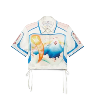 Calção de Seda de Manga Curta Fuji Dream