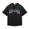 Camisa de basebol gótica de manga curta Camisa de basebol gótica de manga curta