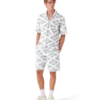 Camisa de calções com motivo jacquard Camisa de calções com motivo jacquard