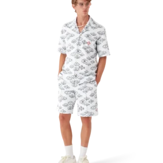 Camisa de calções com motivo jacquard