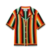 Camisa de felpo às riscas Camisa de felpo às riscas