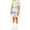 Camisa de malha com padrão ondulado gradiente