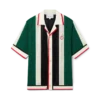 Camisa de malha às riscas Camisa de malha às riscas
