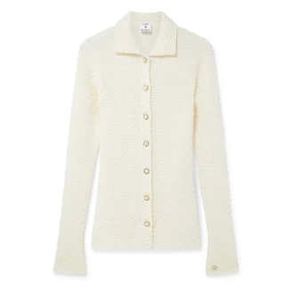 Camisa de malha texturada