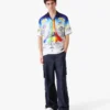 Camisa de seda de calções Solid Grooves Camisa de seda de calções Solid Grooves