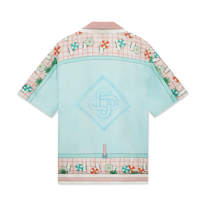 Camisa de seda de calção Copacabana