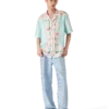 Camisa de seda de calção Copacabana
