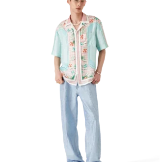 Camisa de seda de calção Copacabana