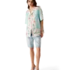 Camisa de seda de calção Copacabana