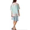 Camisa de seda de calção Copacabana