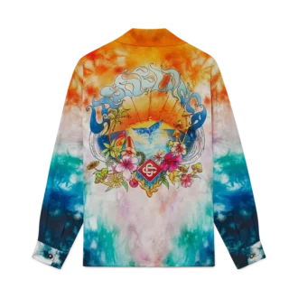 Camisa de seda de manga comprida Surf Trip | Casablanca Paris