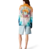 Camisa de seda de manga comprida Surf Trip | Casablanca Paris