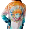Camisa de seda de manga comprida Surf Trip | Casablanca Paris