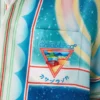 Camisa de seda de manga curta Galaxy Court