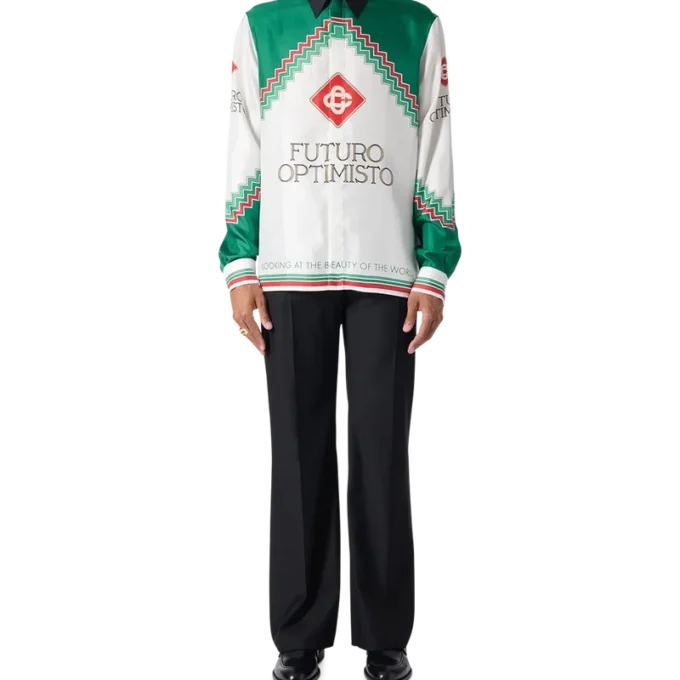Camisa de seda Futuro Optimisto Camisa de seda Futuro Optimisto