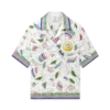 Camisas de seda de manga curta Le Vase Brise Camisas de seda de manga curta Le Vase Brise