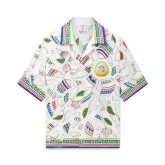 Camisas de seda de manga curta Le Vase Brise